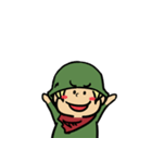 赤ちゃんの兵隊さんスタンプ（個別スタンプ：16）