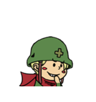 赤ちゃんの兵隊さんスタンプ（個別スタンプ：21）