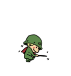 赤ちゃんの兵隊さんスタンプ（個別スタンプ：23）