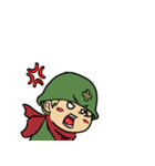 赤ちゃんの兵隊さんスタンプ（個別スタンプ：33）
