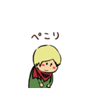 赤ちゃんの兵隊さんスタンプ（個別スタンプ：34）