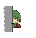 赤ちゃんの兵隊さんスタンプ（個別スタンプ：36）