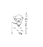 ゆきまる君の釣り（個別スタンプ：1）