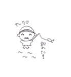 ゆきまる君の釣り（個別スタンプ：3）