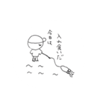 ゆきまる君の釣り（個別スタンプ：7）