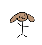 絵が下手な人が描いた生き物のスタンプ（個別スタンプ：2）