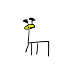 絵が下手な人が描いた生き物のスタンプ（個別スタンプ：6）