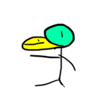 絵が下手な人が描いた生き物のスタンプ（個別スタンプ：12）