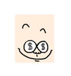 無言。（個別スタンプ：11）