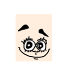 無言。（個別スタンプ：14）