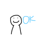 最強にゆるい顔絵文字（個別スタンプ：1）