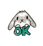うさぎの仲間たち 手描き（個別スタンプ：12）