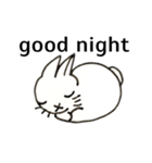 うさぎの仲間たち 手描き（個別スタンプ：14）