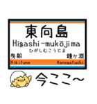 伊勢崎線 亀戸線 大師線 気軽に今この駅！（個別スタンプ：5）