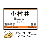 伊勢崎線 亀戸線 大師線 気軽に今この駅！（個別スタンプ：35）