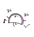 かまぼこスタンプ(紅白)（個別スタンプ：7）