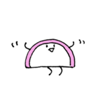 かまぼこスタンプ(紅白)（個別スタンプ：11）