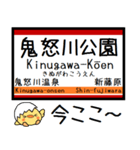 私鉄鬼怒川・宇都宮線 気軽に今この駅！（個別スタンプ：8）