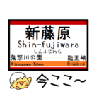 私鉄鬼怒川・宇都宮線 気軽に今この駅！（個別スタンプ：9）