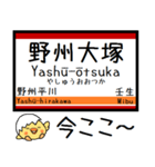 私鉄鬼怒川・宇都宮線 気軽に今この駅！（個別スタンプ：12）