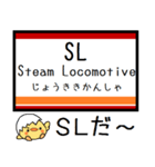 私鉄鬼怒川・宇都宮線 気軽に今この駅！（個別スタンプ：33）