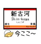 私鉄日光線 気軽に今この駅だよ！（個別スタンプ：21）