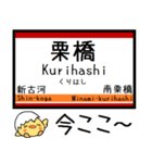 私鉄日光線 気軽に今この駅だよ！（個別スタンプ：22）