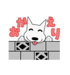 動く白い犬（個別スタンプ：14）