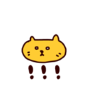 オレンジ ねこ (日本語)（個別スタンプ：17）