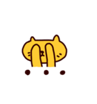 オレンジ ねこ (日本語)（個別スタンプ：23）