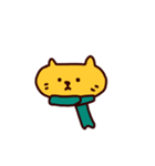オレンジ ねこ (日本語)（個別スタンプ：34）