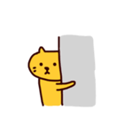 オレンジ ねこ (日本語)（個別スタンプ：36）