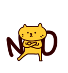 オレンジ ねこ (日本語)（個別スタンプ：38）