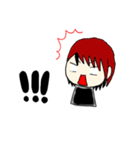ジトジトジト目ちゃん（個別スタンプ：2）