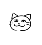 ほぼ同じ顔のねこ（個別スタンプ：9）