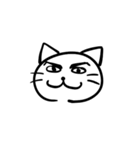 ほぼ同じ顔のねこ（個別スタンプ：19）