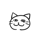 ほぼ同じ顔のねこ（個別スタンプ：24）