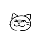 ほぼ同じ顔のねこ（個別スタンプ：32）