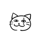 ほぼ同じ顔のねこ（個別スタンプ：35）