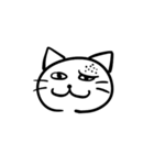 ほぼ同じ顔のねこ（個別スタンプ：38）