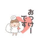天使のテンちゃんと悪魔のアンちゃん（個別スタンプ：1）
