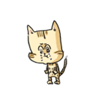 ベンガルのぬこまるさん。（個別スタンプ：3）