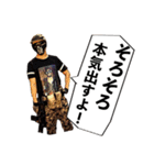 サバゲーチームエイトマンのスタンプ第2弾（個別スタンプ：34）