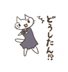 猫とセーラー服と秩父弁（個別スタンプ：3）