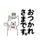 飼い猫たまの日常編（でか文字）（個別スタンプ：18）