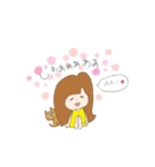 ふんわりテキトー★ゆるリーナちゃん！（個別スタンプ：3）