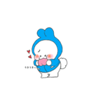 やさしいうさぎのお兄ちゃん、福丸くん。（個別スタンプ：11）