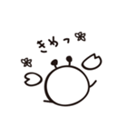かにっぽい生き物のシンプルなスタンプ（個別スタンプ：10）