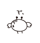 かにっぽい生き物のシンプルなスタンプ（個別スタンプ：12）