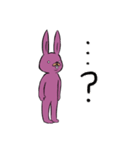 ひとに近いうさぎとくま（個別スタンプ：9）